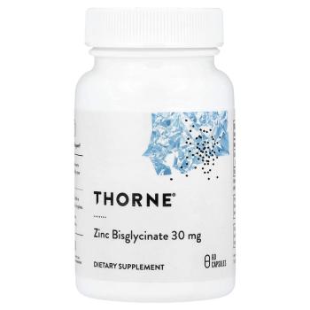 Thorne Research Zinc Bisglycinate (Бисглицинат цинка) 30 мг 60 капсул