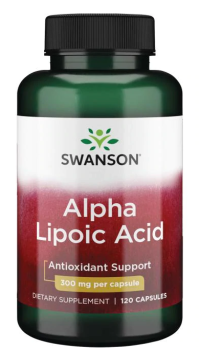Swanson Alpha Lipoic Acid (Альфа-липоевая кислота) 300 мг 120 капсул