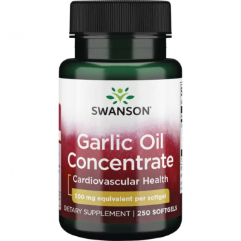 Swanson Garlic Oil Concentrate (концентрат чесночного масла) 500 мг 250 капсул