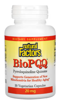 Natural Factors BioPQQ 20 мг 30 вег капсул