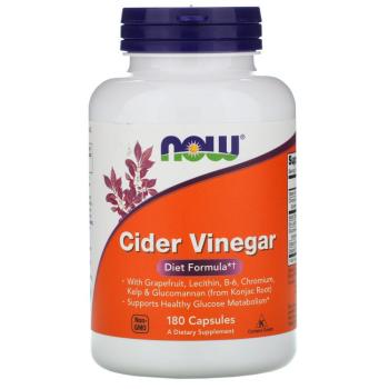 Now Foods Cider Vinegar (Сидровый уксус) 180 капсул