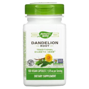 Nature's Way Dandelion root (корень одуванчика) 525 мг 100 веганских капсул