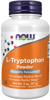 NOW L-Tryptophan Powder (L-триптофан порошок) 57 г, срок годности 05/2025