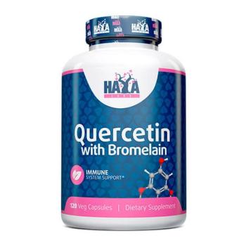 Haya Labs Quercetin with bromelain (Кверцетин с бромелайном) 120 вег капсул