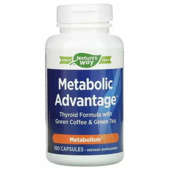 Nature's Way Metabolic Advantage (добавка для щитовидной железы с зеленым кофе и зеленым чаем) 180 капсул
