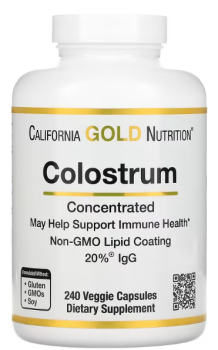 California Gold Nutrition Colostrum (молозиво) 240 капсул