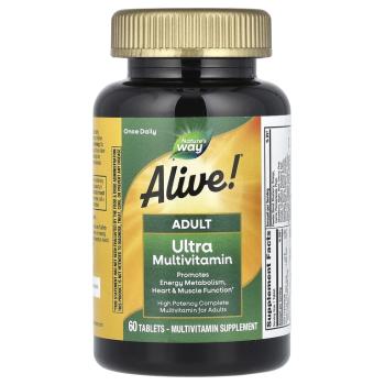 Nature's Way Alive! Adult Ultra Potency Complete Multivitamin 60 таблеток