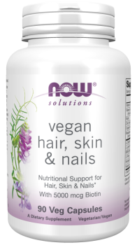 Now Solutions Hair Skin & Nails (Для здоровья волос, кожи и ногтей) 90 вег. капсул