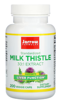 Jarrow Formulas Standardized Milk Thistle (Экстракт расторопши) 150 мг 200 растительных капсул
