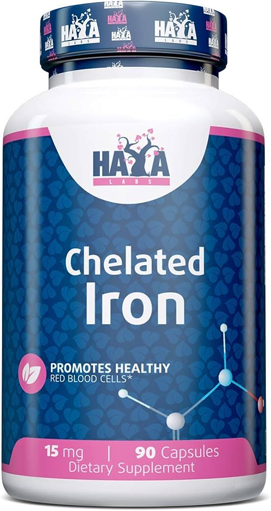 Chelated Iron 15 мг от Haya Labs.jpg Chelated Iron 15 мг от Haya Labs.jpg