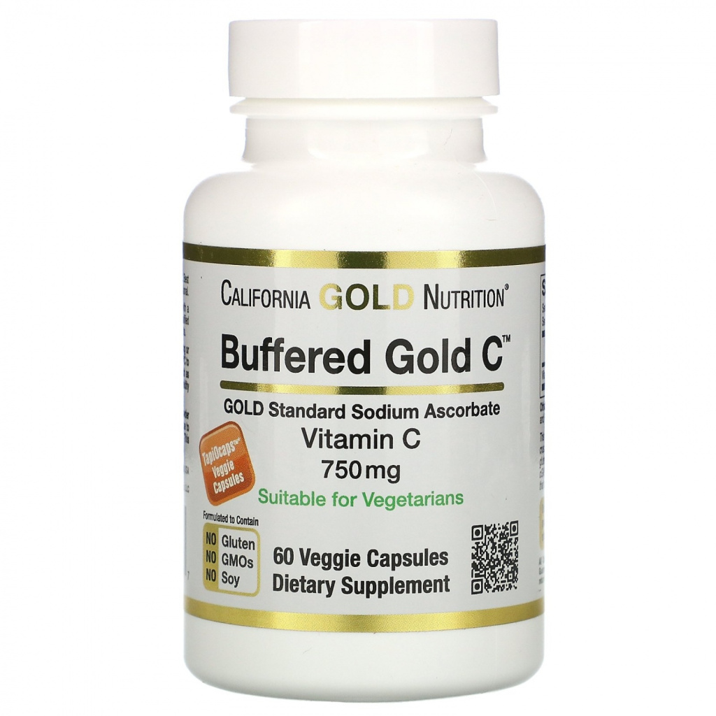California Gold Nutrition Buffered Gold-C 750 mg California Gold Nutrition Buffered Gold-C 750 mg