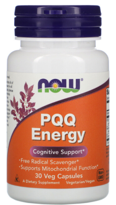 Now Foods PQQ Energy (Пирролохинолинхинон) 30 капсул