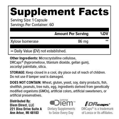 Omne Drum Fructose Digest (Регулирование избытка фруктозы) 60 капсул