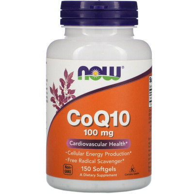 NOW CoQ10 100 мг 150 капсул