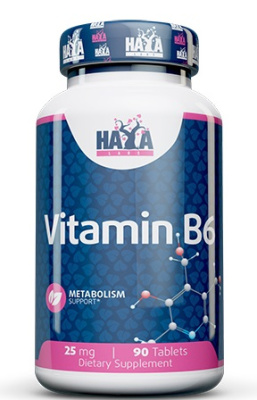 Haya Labs Vitamin B6 (Витамин В6) 25мг 90 таблеток
