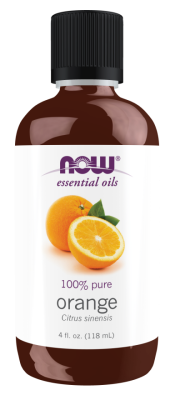 NOW Essential Oils Orange 100% pure (Эфирные масла, апельсин) 118 мл