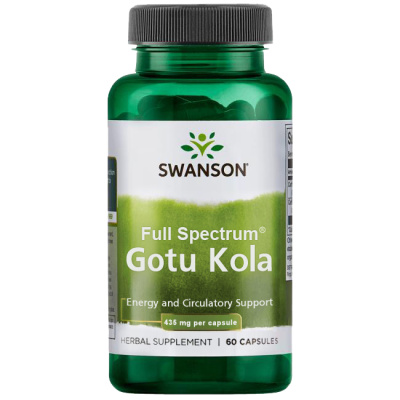 Swanson Full Spectrum Gotu Kola (Готу Кола) 435 мг 60 капсул