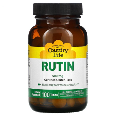 Country Life Rutin (Рутин) 500 мг 100 таблеток