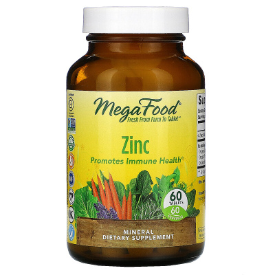 MegaFood Zinc Цинк 60 таблеток