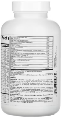 Source Naturals Life Force Multiple No Iron (Мультивитамины Life Force без железа) 120 таблеток