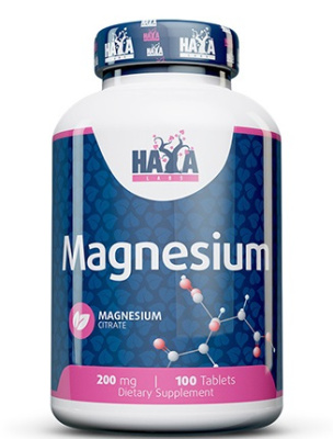 Haya Labs Magnesium Citrate (Цитрат Магния) 200 мг 100 таблеток