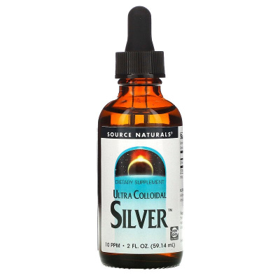 Source Naturals Ultra Colloidal Silver (ультра коллоидное серебро) 10 част./млн 59,14 мл