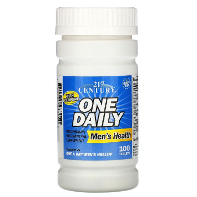 21st Century One Daily Men`s Health (Витамины для мужского здоровья) 100 таблеток