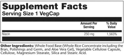Solaray Niacin Timed Release (Ниацин замедленного высвобождения) 250 мг 100 капсул