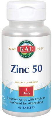 KAL Zinc (Цинк) 50 мг 60 таблеток