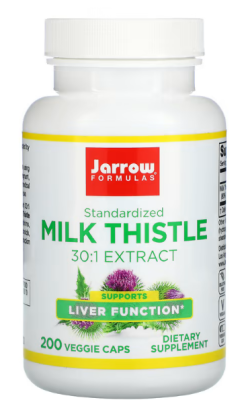 Jarrow Formulas Standardized Milk Thistle (Экстракт расторопши) 150 мг 200 растительных капсул