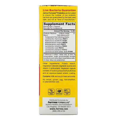 Jarrow Formulas Jarro-Dophilus EPS (пищеварительный пробиотик 5 миллиардов) 60 капсул Enteroguard 