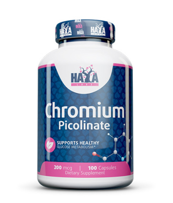 Haya Labs Chromium Picolinate (Пиколинат хрома) 200 мкг 100 капсул