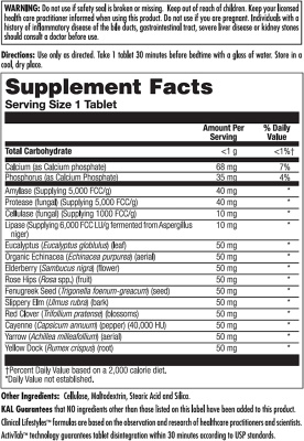 KAL NoSnorz Clinical Lifestyles (облегчение дыхания и предотвращение храпа) 60 таблеток
