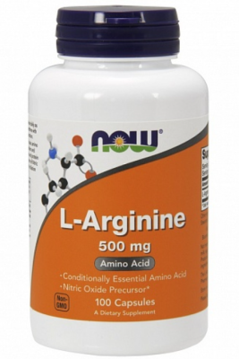 Now Foods L-Arginine (L-аргинин) 500 мг 100 капсул