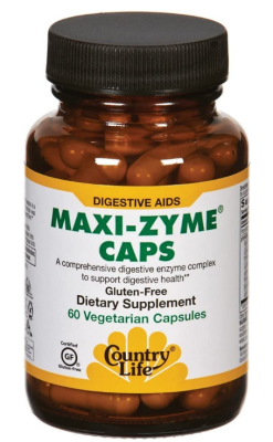 Country Life Maxi-Zyme (Смесь пищеварительных ферментов) 60 капсул