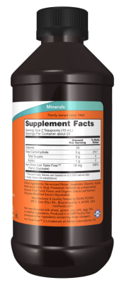 NOW Iron Liquid (Жидкое железо) 237 мл