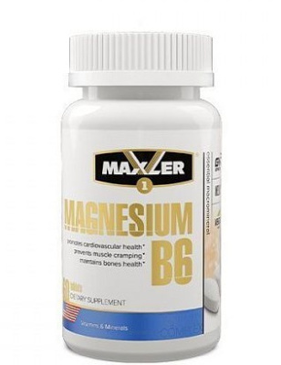 Maxler Magnesium B6 60 таблеток