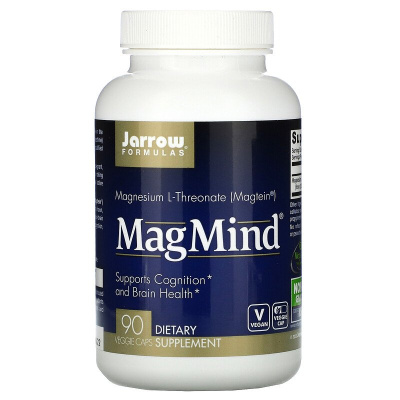 Jarrow Formulas MagMind (магний) 90 вегетарианских капсул