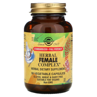 Solgar Herbal Female Complex (травяной комплекс для женщин) 50 капсул