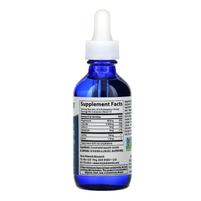 Trace Minerals ® Ionic Magnesium (ионный магний) 400 мг 59 мл
