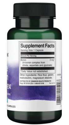 Swanson Triple Boron Complex (Комплекс тройного бора) 3 мг 250 капсул