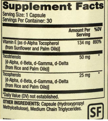 Dr. Mercola Vitamin E (Витамин Е) 30 капсул