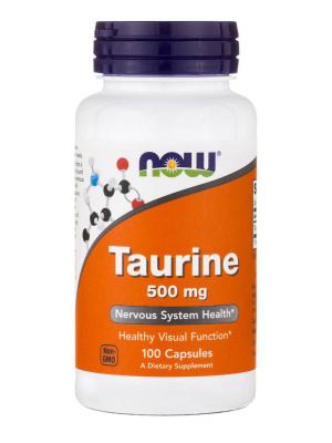 Now Foods Taurine (Таурин) 500 мг 100 капсул