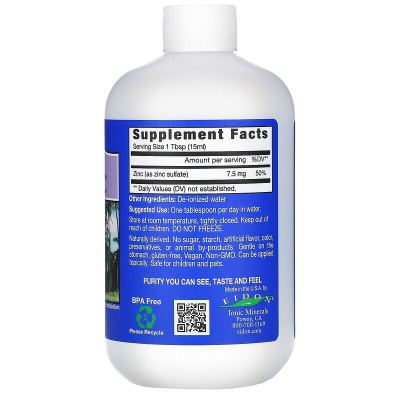 Eidon Mineral Supplements Zinc (цинк) 533 мл