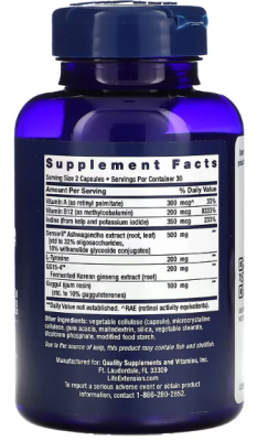 Life Extension Triple Action Thyroid (Тройное действие для щитовидной железы) 60 капсул