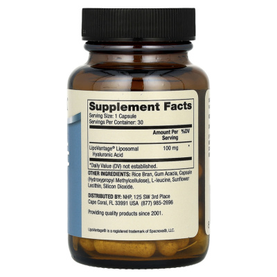 Dr. Mercola Liposomal Hyaluronic Acid 100 mg (Липосомальная гиалуроновая кислота) 100 мг 30 капсул