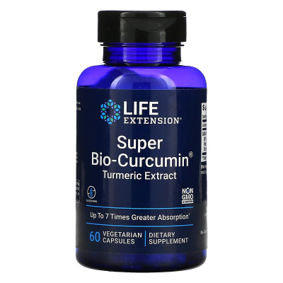 Life Extension Super Bio-Curcumin® Turmeric Extract (высокоусвояемый экстракт биокуркумина) 60 капсул