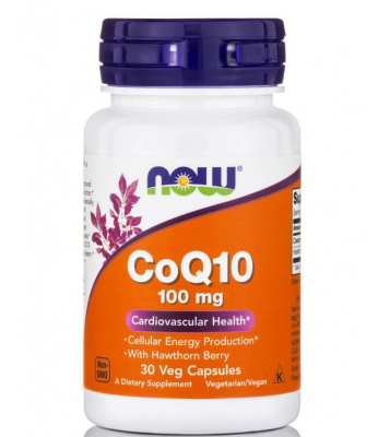 NOW CoQ10 100 мг 30 вег. капсул