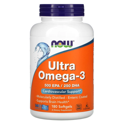 Now Foods Ultra Omega-3 500 EPA/250 DHA 180 капсул