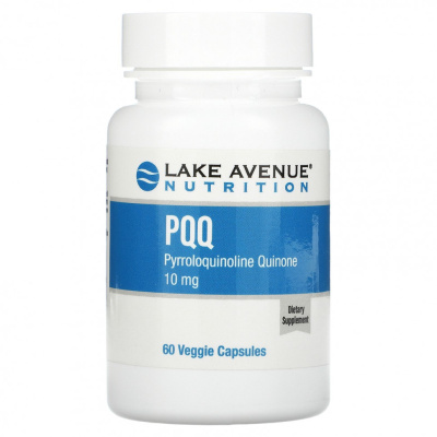 Lake Avenue Nutrition PQQ (пирролохинолинхинон) 10 мг 60 капсул